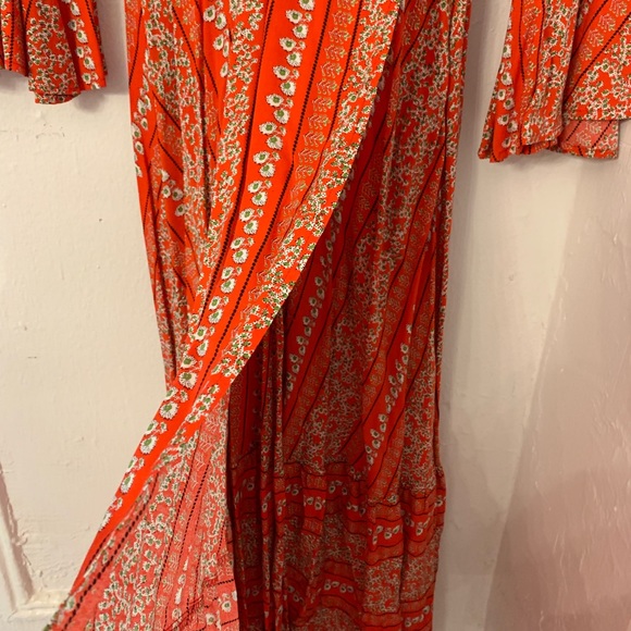 Orange Pattern Dress - Picture 5 of 8